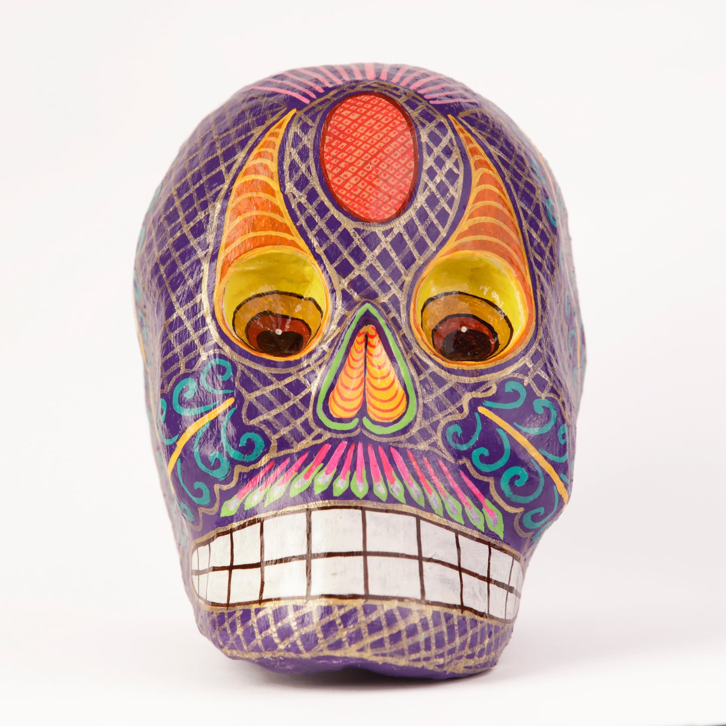 Calavera Policromada Pequeña #1